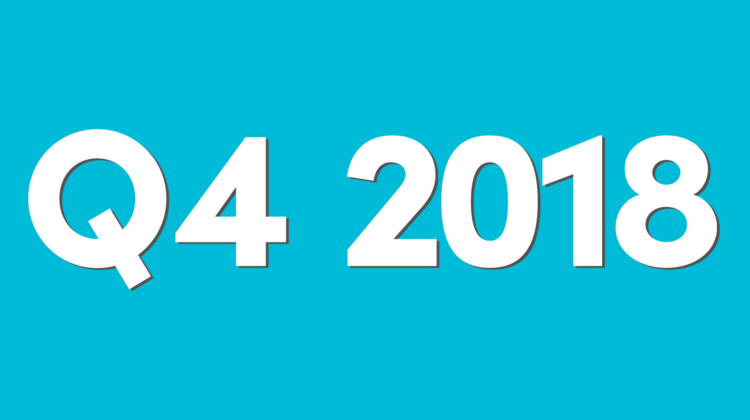 Q4 up 33% and 2018 up 30%