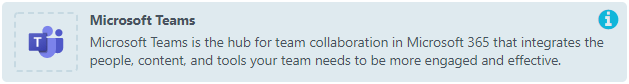 Microsoft Teams integration option in Uptrends.
